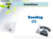 初中英语《Reading'Great inventions'》获奖PPT课件下载八年级上册沪教版