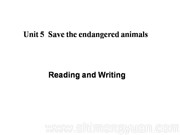 沪教版八年级下册《Writing 'write a fact file about an endangered animal'》PPT课件模板下载