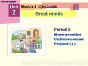 《More practice ﹠Culture corner：　Einstein and the little girl; Isaac Newton》优质课课件初中英语沪教版九年级上册