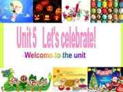 初中英语《Welcome to the unit》PPT课件模板七年级上册牛津译林版