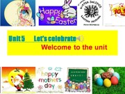 七年级上册初中英语《Welcome to the unit》PPT课件