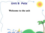 ����Ӣ�����꼶�ϲ�ţ�����ְ桶Welcome to the unit������PPT�μ�����