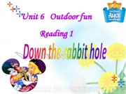 《Reading 1: Down the rabbit hole》课件初中英语牛津译林版