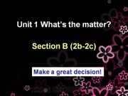 八年级下册《Section B 2a—3b Self check》优秀PPT课件人教版初中英语