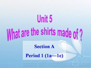 ����Ӣ����꼶ȫһ�ᡶSection A 1a��2d���μ�ģ���˽̰�