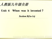 《Section B 1a—1e》公开课课件九年级全一册初中英语人教版