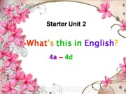 《4a—4d》优秀课件初中英语人教版七年级上册