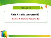 ����Ӣ�����꼶�ϲᡶSection A Grammar focus 3a��3c��������PPT�μ�����