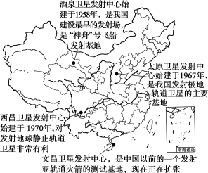中国的四大卫星基地为:1,酒泉卫星发射中心(内蒙