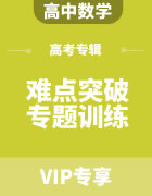 2023年高考数学难点突破专题训练