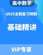 2025年高考数学基础精讲（含答案）