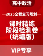 2025年高中政治全程复习规划（统编版） 课时精练+阶段检测卷（含答案）