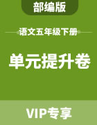 部编版语文五年级下册：单元提升卷