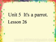 《Lesson 26》最新PPT课件下载-安顺市优质课