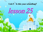 《Lesson 25》公开课PPT课件下载-中山市优质课
