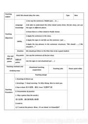 人教（精通）版三年级起点五年级下册《Fun time 1 Recycle 1》教学设计模板下载