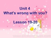 《Lesson 19》集体备课PPT课件下载-衡阳市优质课