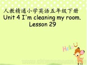 五年级下册（2013年11月第1版）《Lesson 29》公开课PPT课件下载-自贡市优质课