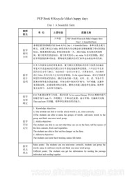 人教（PEP）2011课标版三年级起点（吴欣主编）《Recycle Mike’s happy days》公开课教案下载-南平市优质课